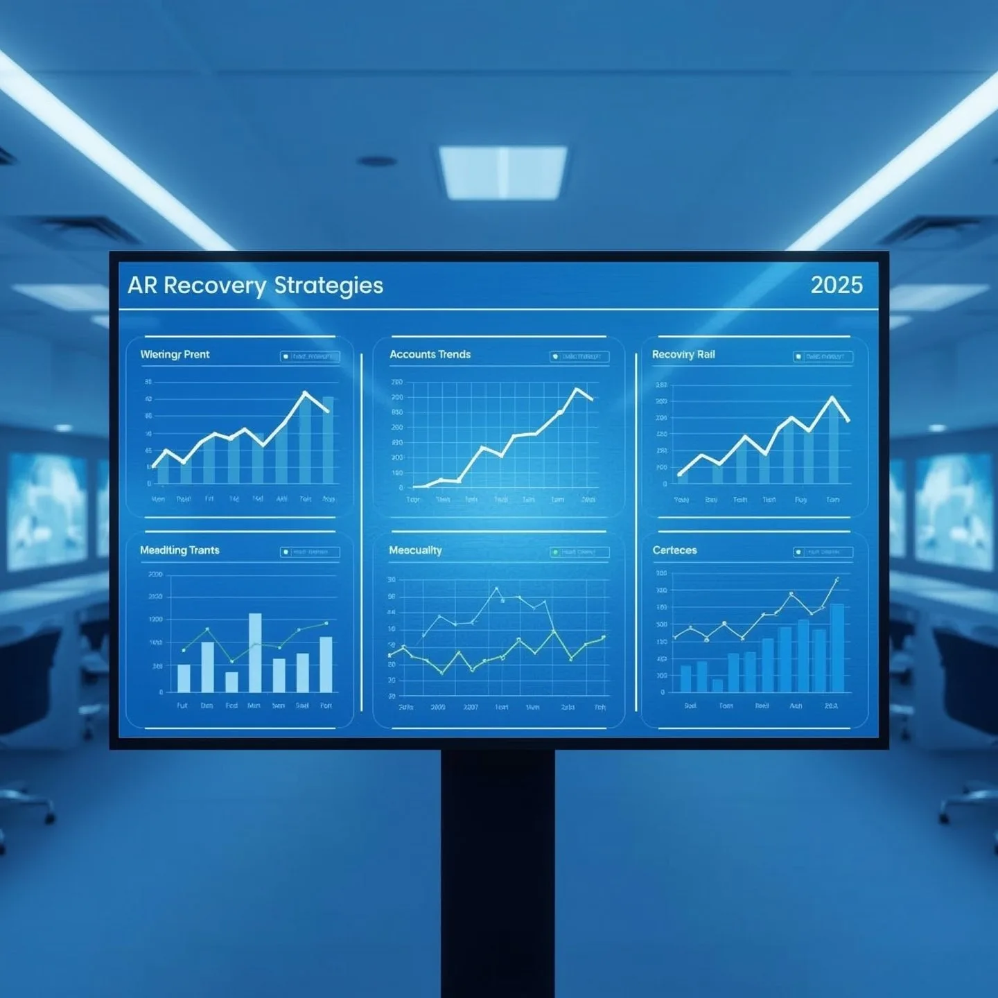 AR recovery strategies 2025 dashboard for medical billing