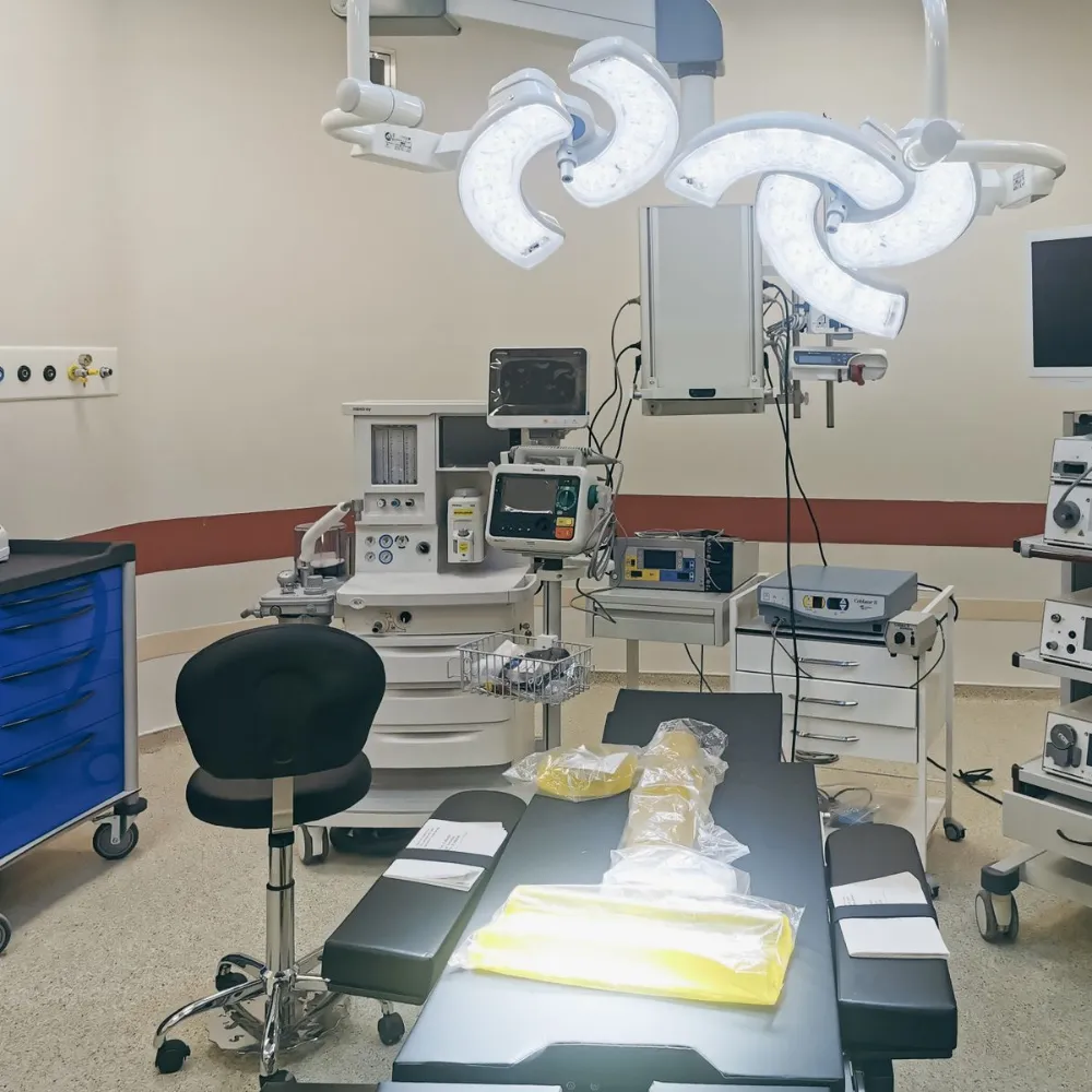 Modern operating room in a surgery center
